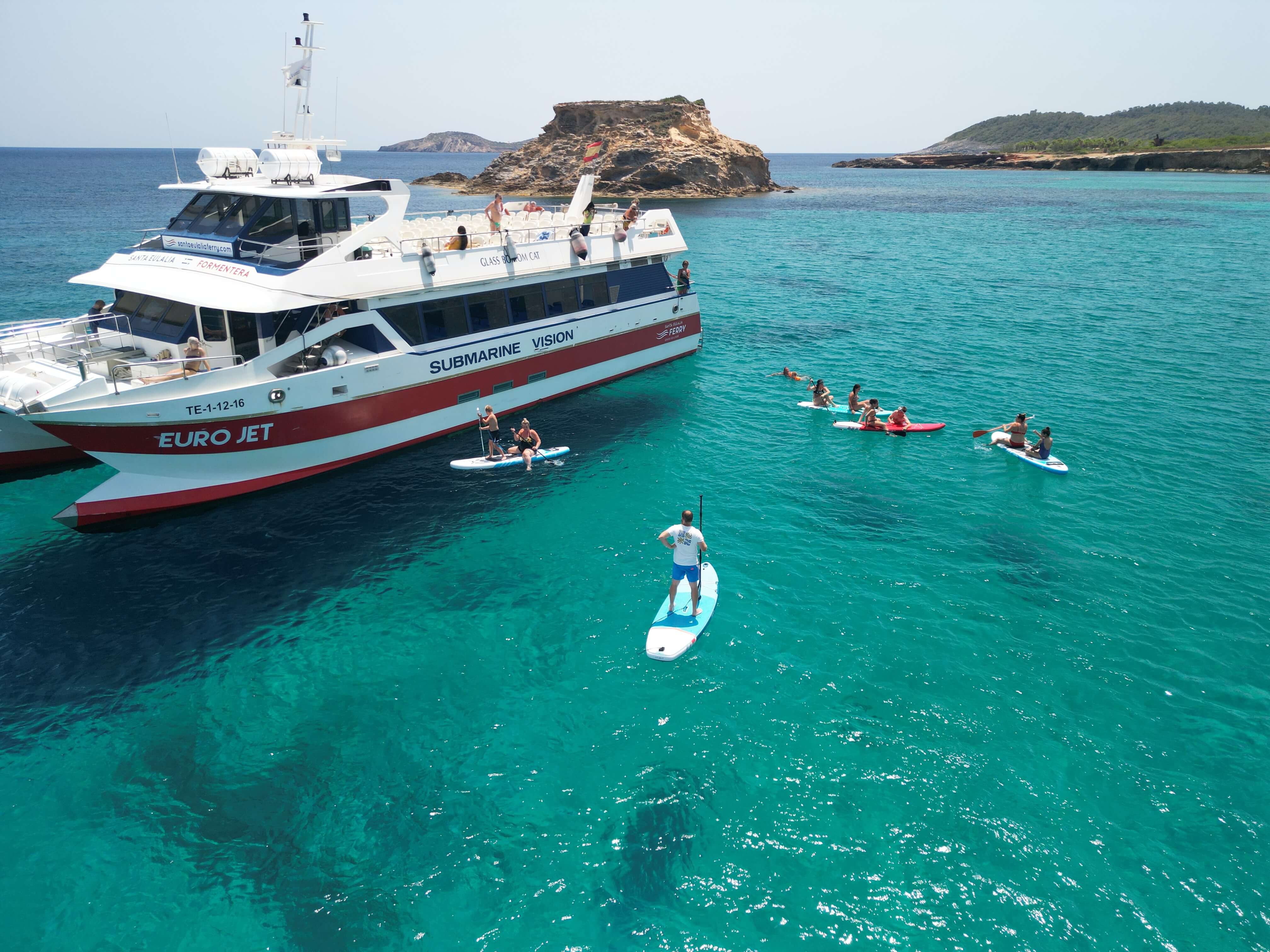 Paddel surf en illa des Or