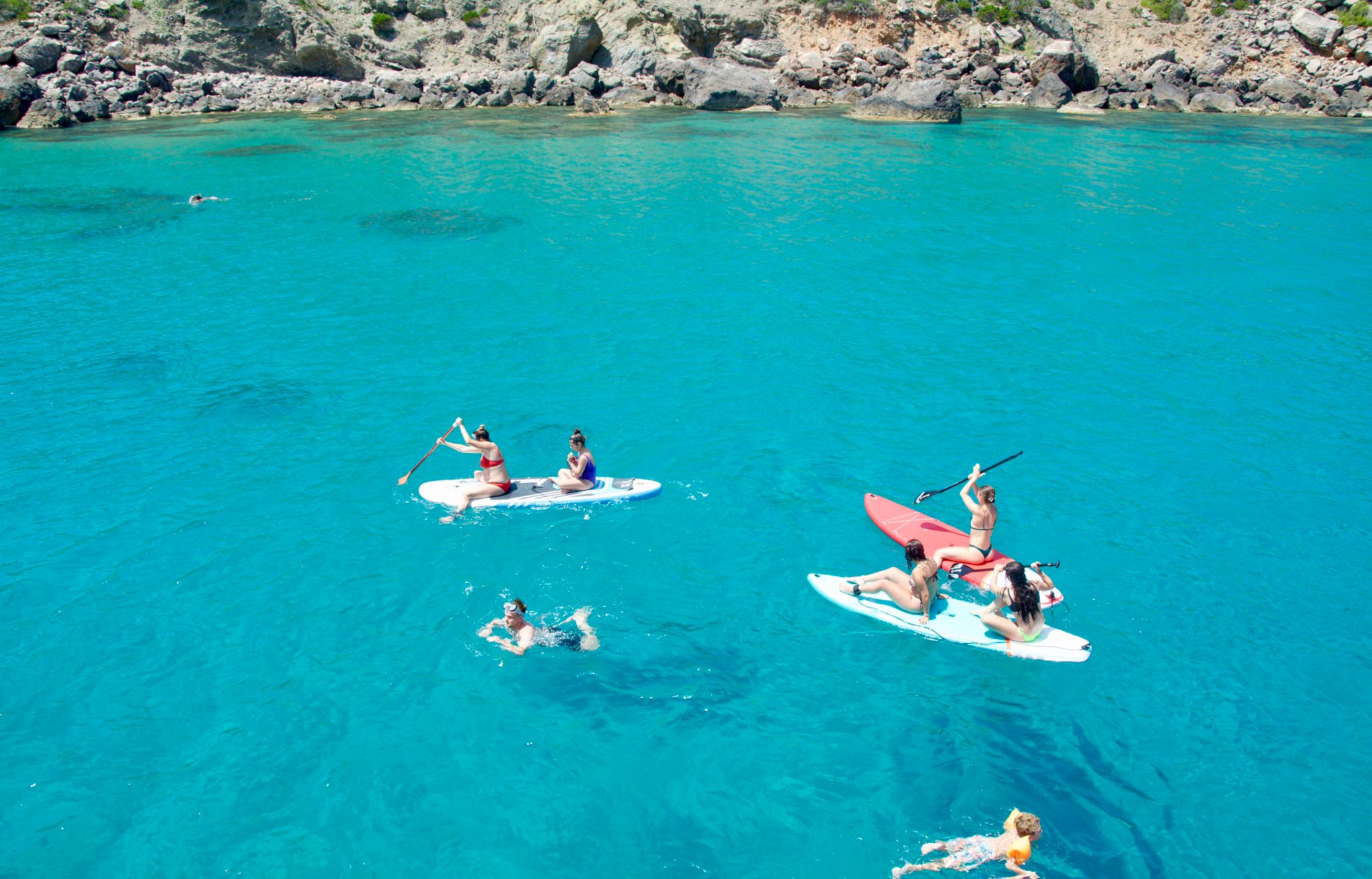 Paddel surf en illa des Or